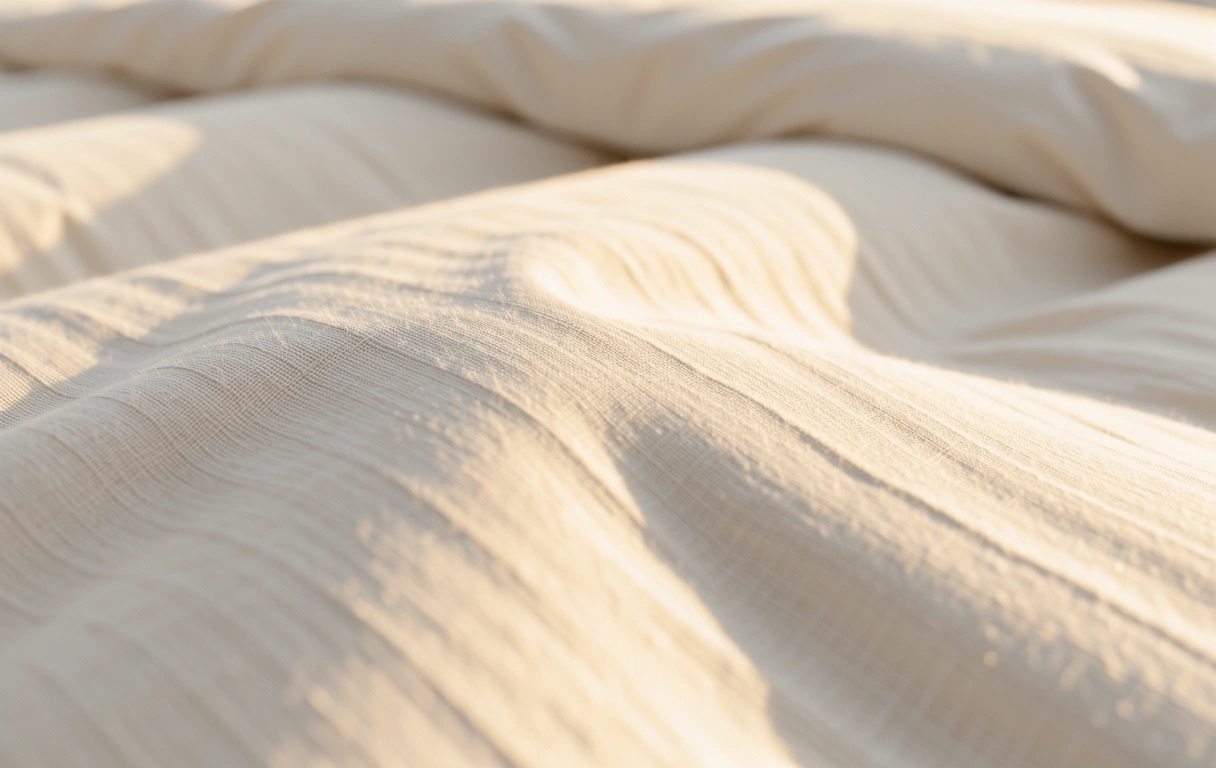 Texture de literie saine