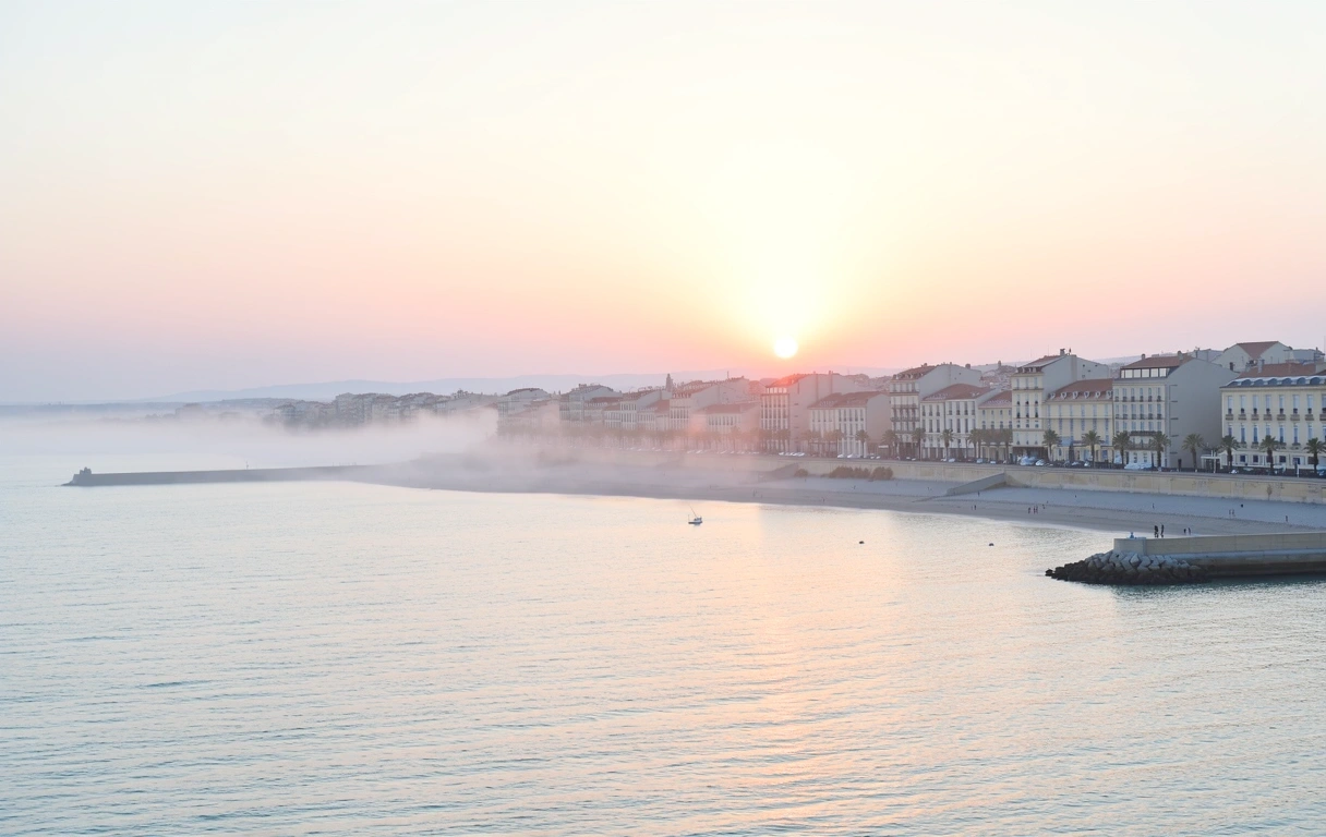 Matin calme à Montpellier